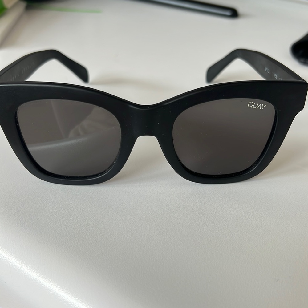 Matte Black After Hours Quay Sunglasses